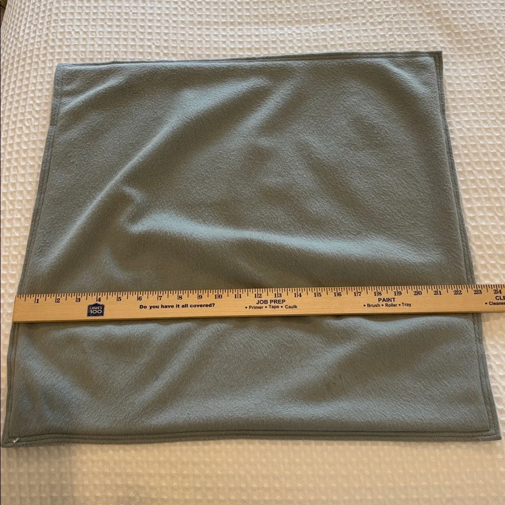 Restoration Hardware (2) Cashmere Throw Pillow Covers Zip Soft Blue 23” x 23” RH